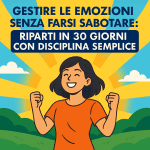 Gestire le emozioni senza farsi sabotare: riparti in 30 giorni con disciplina semplice