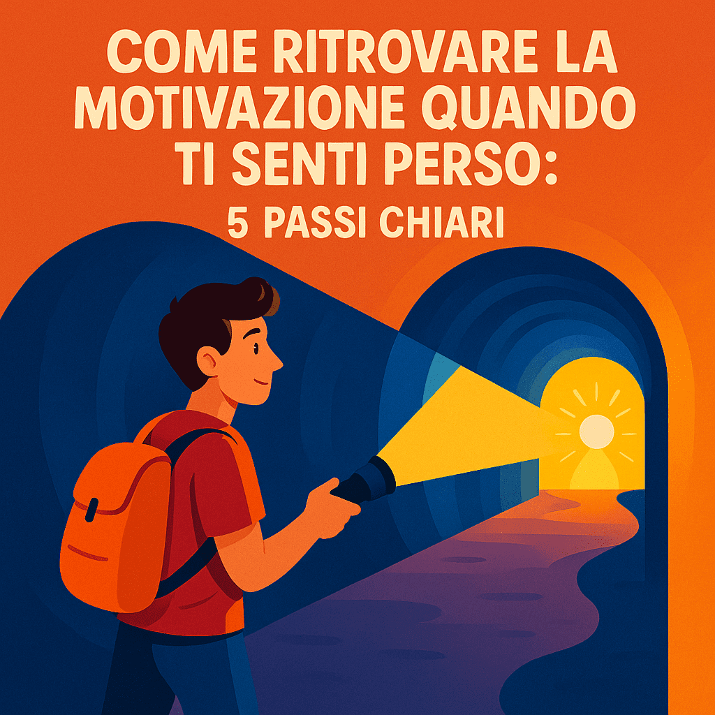 Come ritrovare la motivazione quando ti senti perso: 5 passi chiari