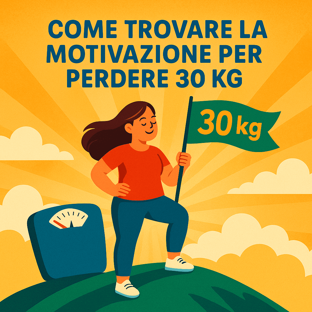 Come trovare la motivazione per perdere 30 kg: metodo pratico che funziona