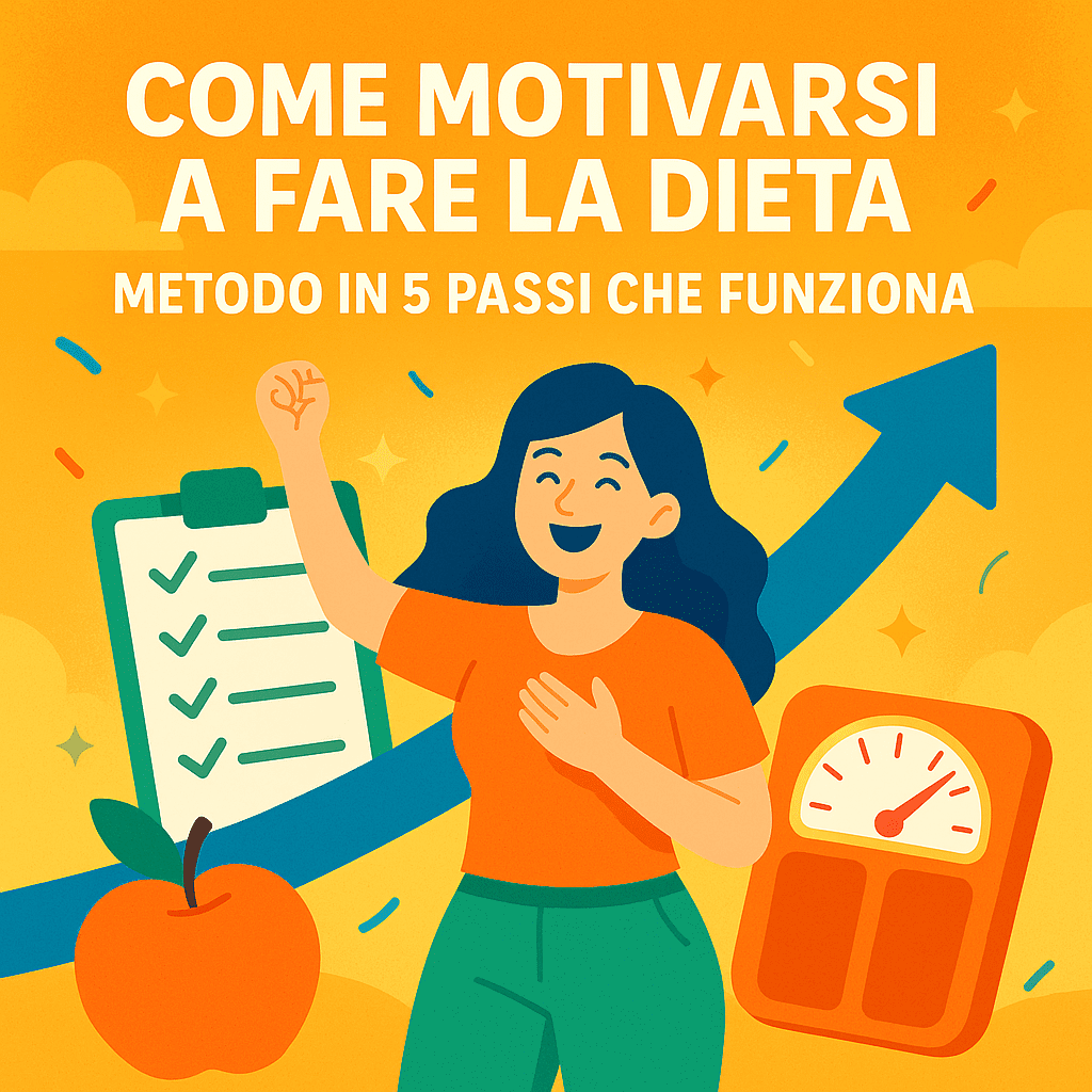 Come motivarsi a fare la dieta: metodo in 5 passi che funziona