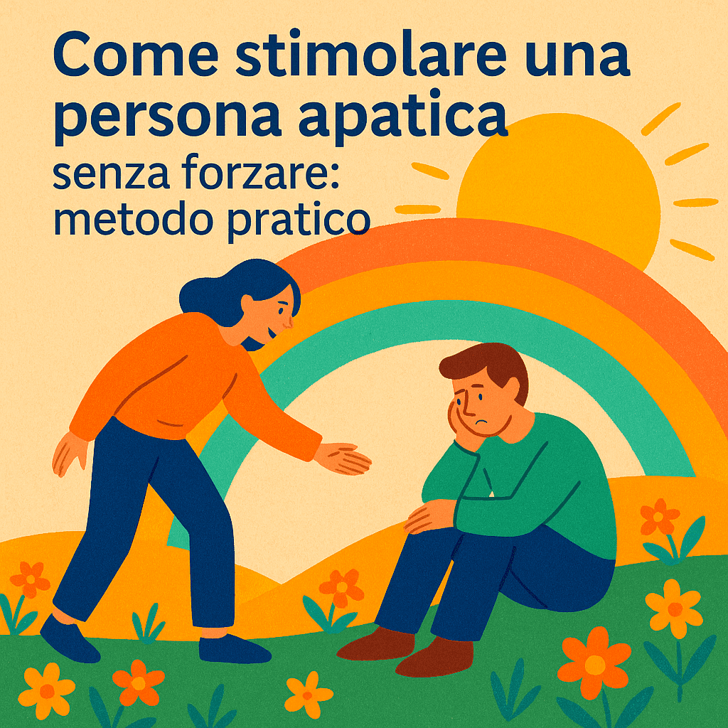 Come stimolare una persona apatica senza forzare: metodo pratico