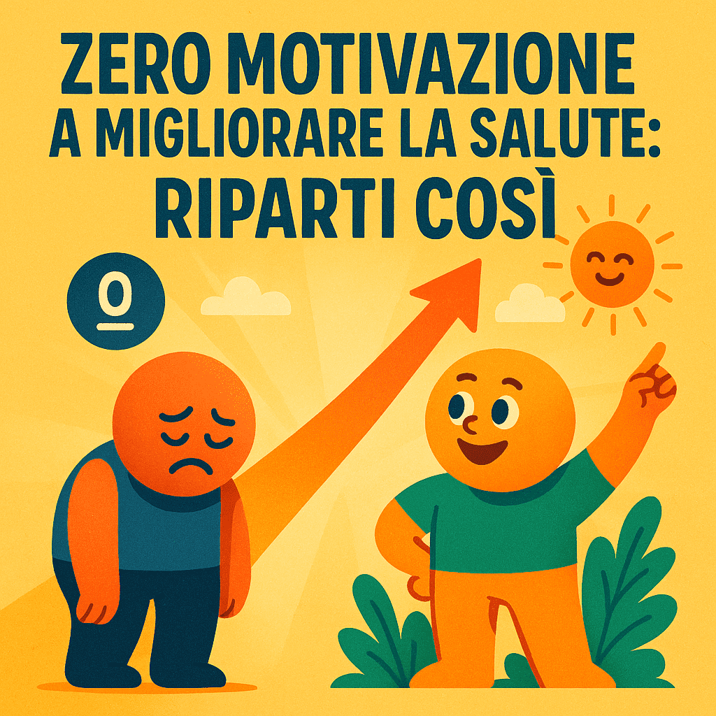 Zero motivazione a migliorare la salute: riparti così