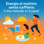 Energia al mattino senza caffeina: il mio metodo in 5 passi