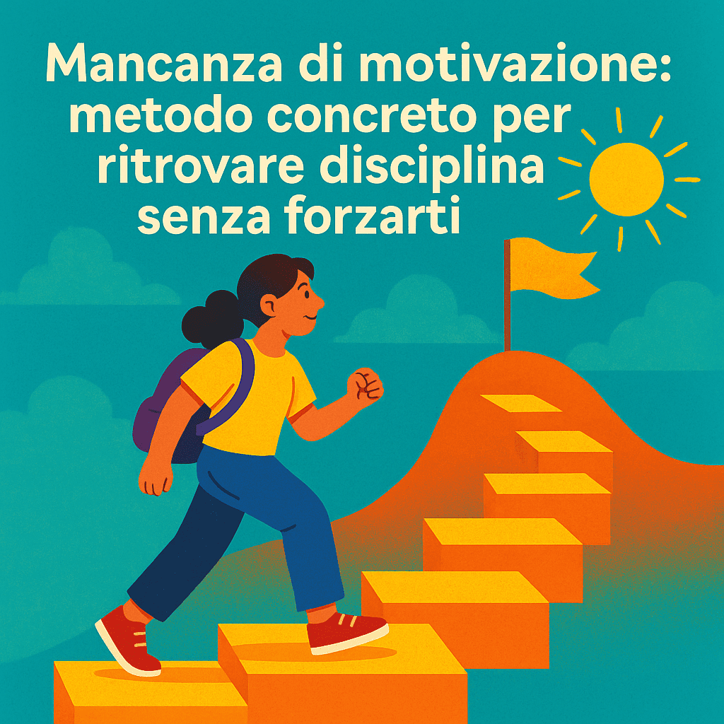 Mancanza di motivazione: metodo concreto per ritrovare disciplina senza forzarti