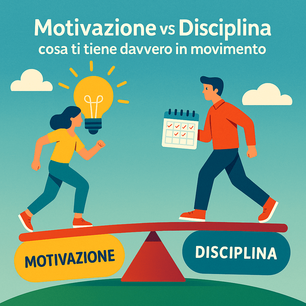 Motivazione vs disciplina: cosa ti tiene davvero in movimento