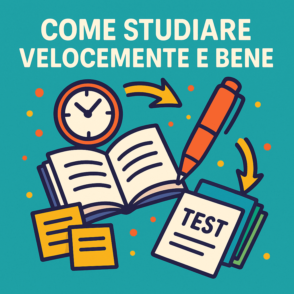 Come studiare velocemente e bene: metodo pratico che regge