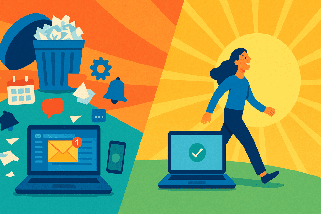 Decluttering digitale: meno caos, più motivazione